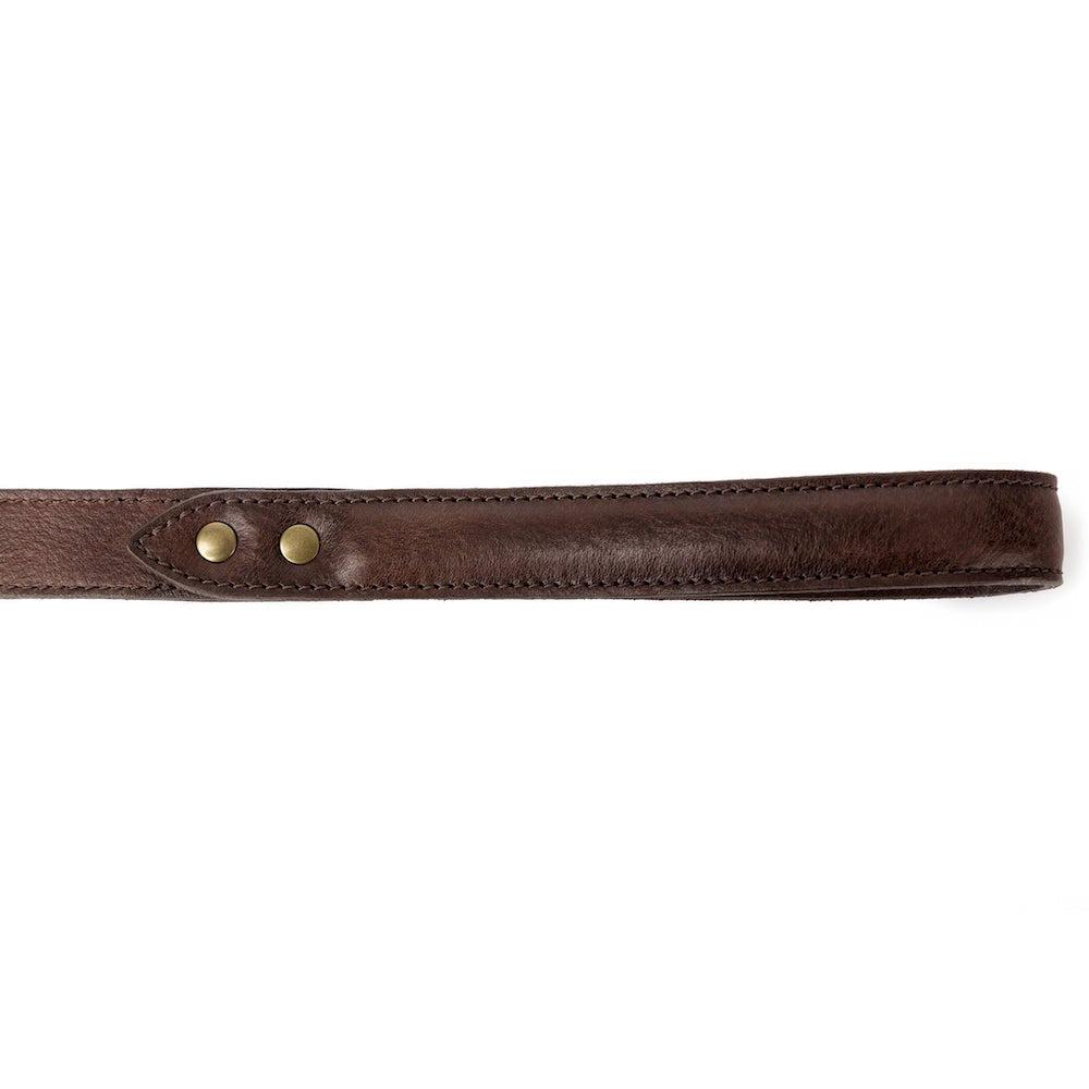 Campaign Leather Dog Leash Mission Mercantile Leather Goods