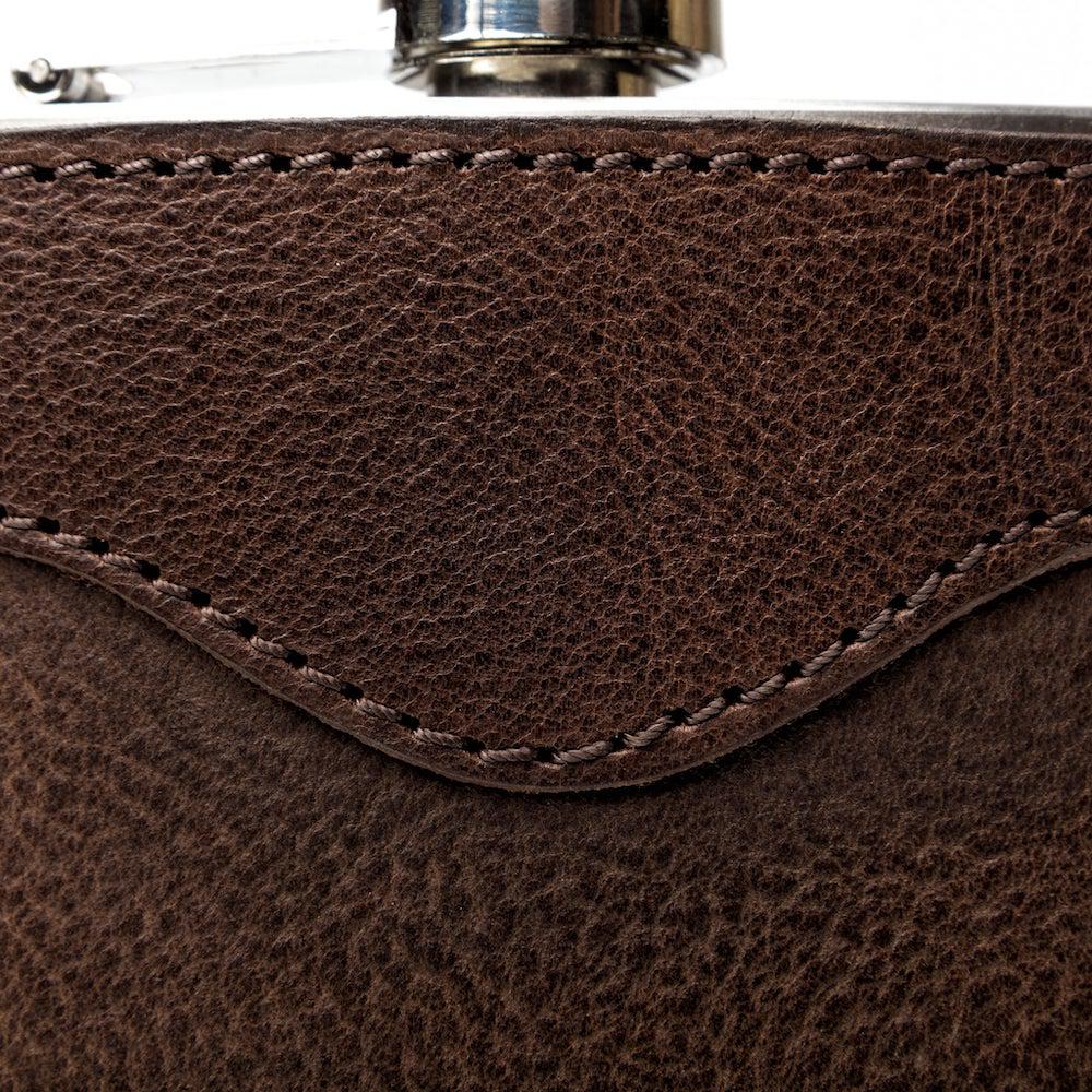 Campaign Leather Flask Mission Mercantile Leather Goods