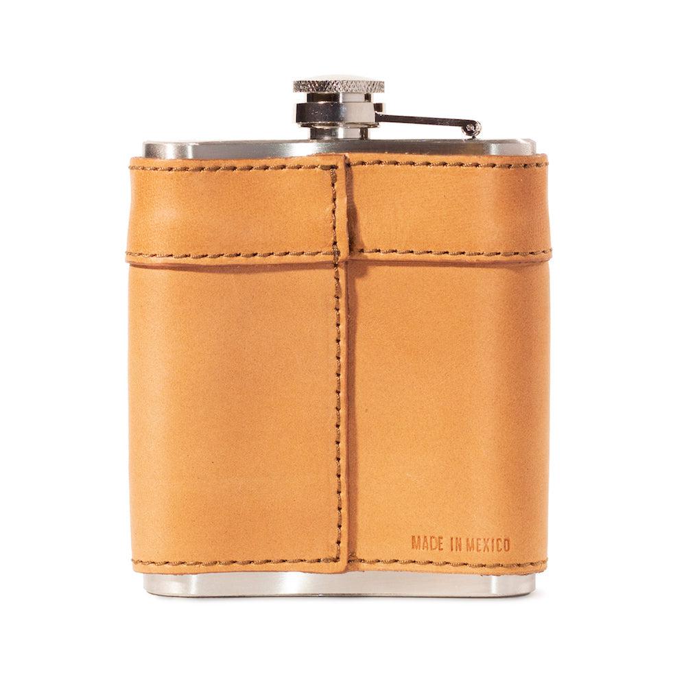 Campaign Leather Flask Mission Mercantile Leather Goods