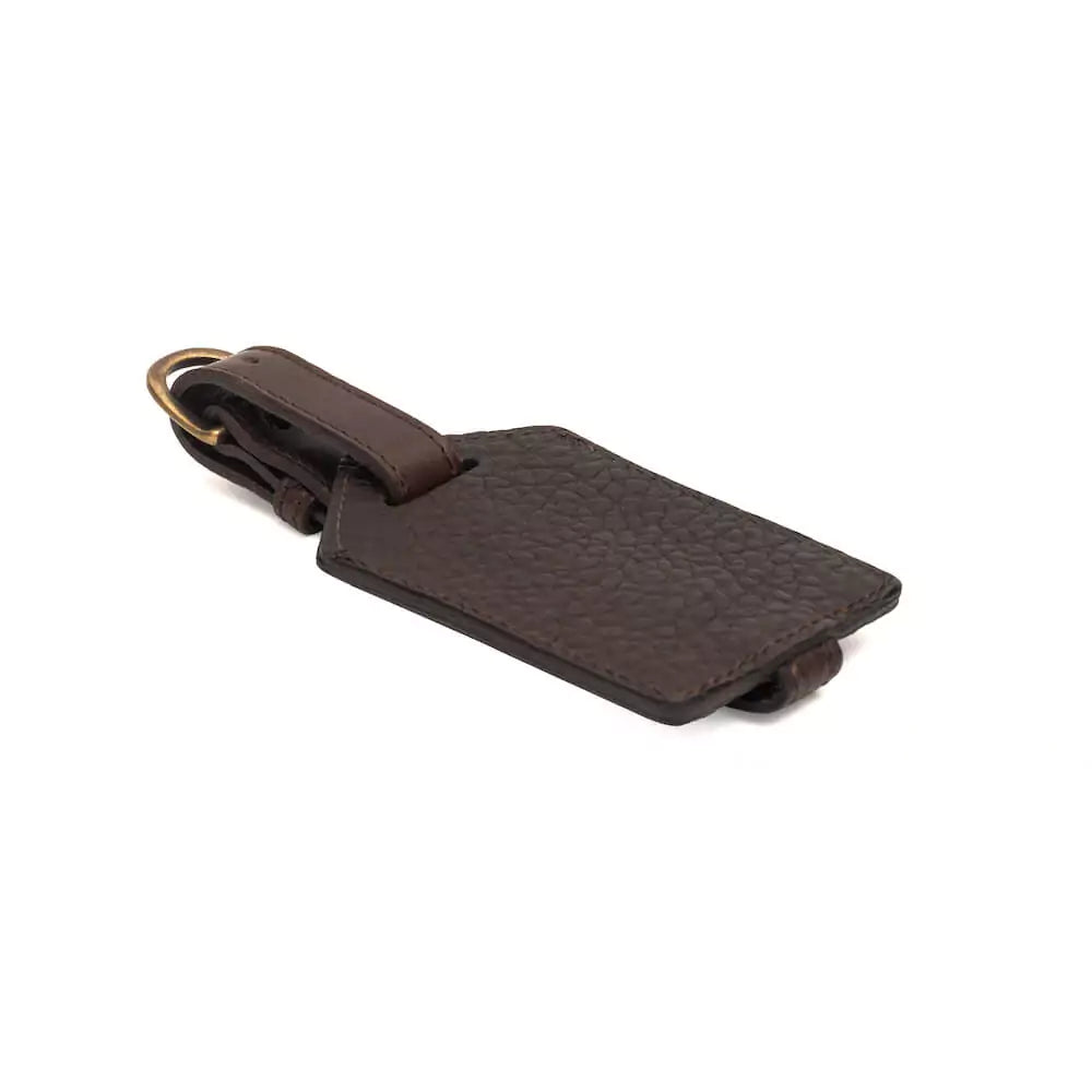 Campaign Leather Luggage Tag Mission Mercantile Leather Goods