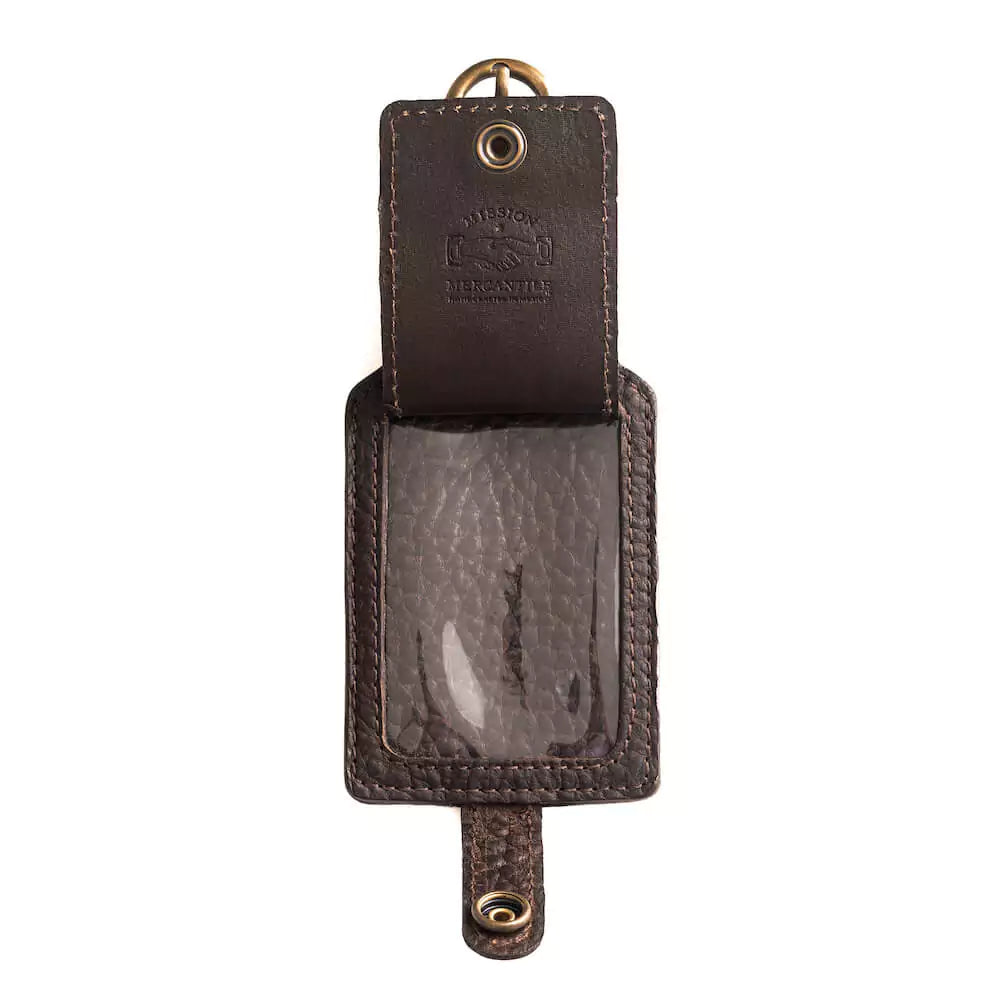 Campaign Leather Luggage Tag Mission Mercantile Leather Goods