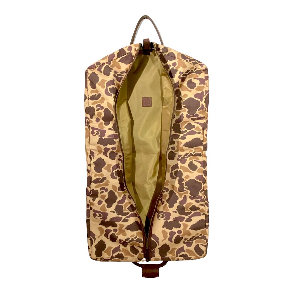 Campaign Waxed Canvas Garment Bag Mission Mercantile Leather Goods
