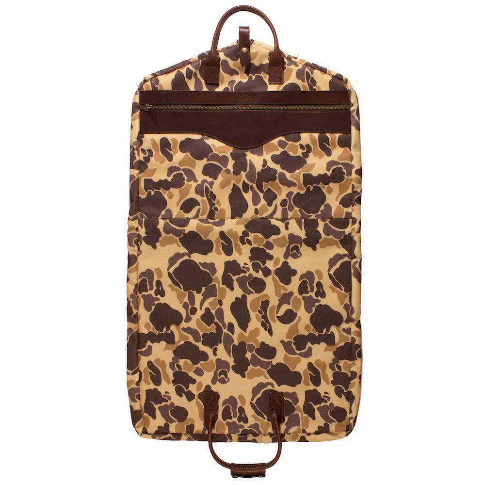 Campaign Waxed Canvas Garment Bag Mission Mercantile Leather Goods