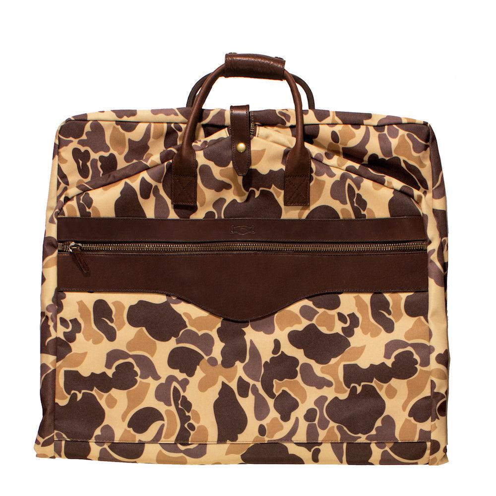 Campaign Waxed Canvas Garment Bag Mission Mercantile Leather Goods