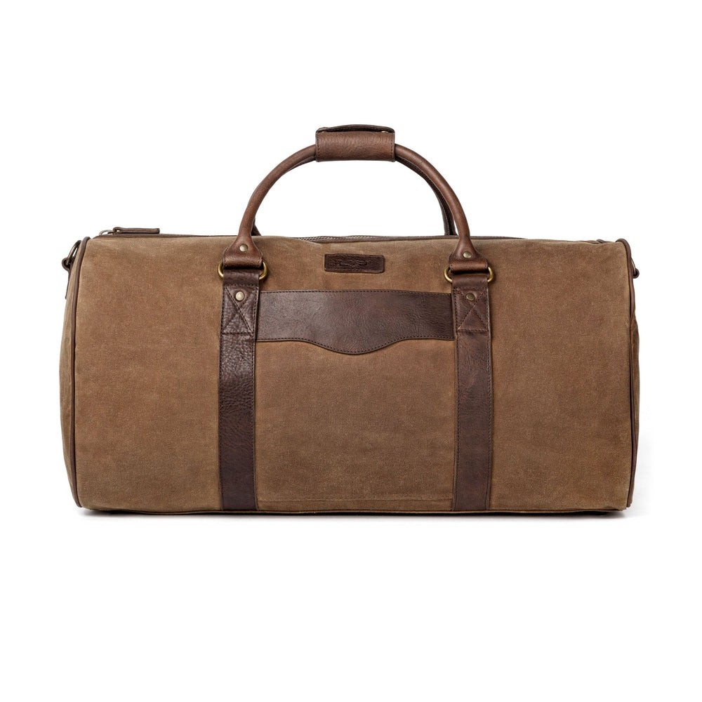 Campaign Waxed Canvas Large Field Duffle Bag Mission Mercantile Leather Goods