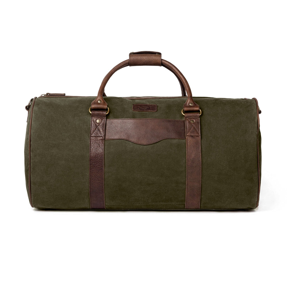 Campaign Waxed Canvas Large Field Duffle Bag Mission Mercantile Leather Goods
