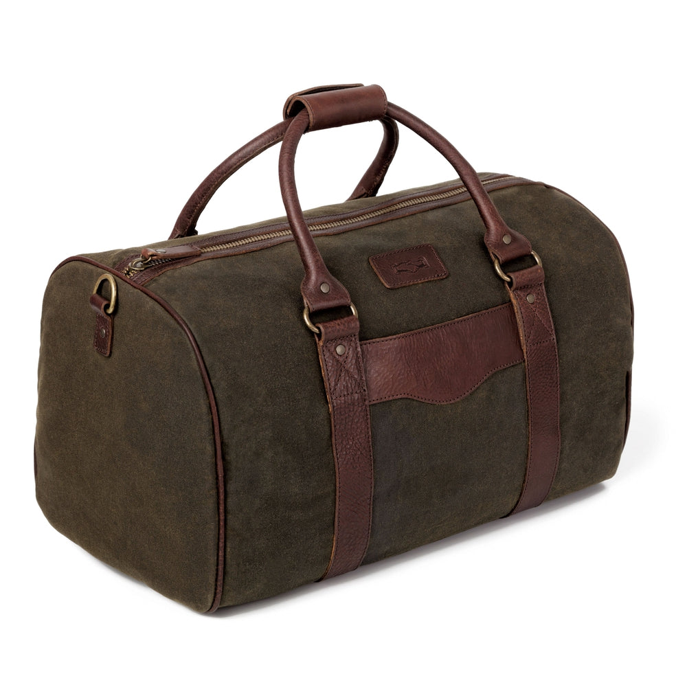Campaign Waxed Canvas Medium Field Duffle Bag Mission Mercantile Leather Goods