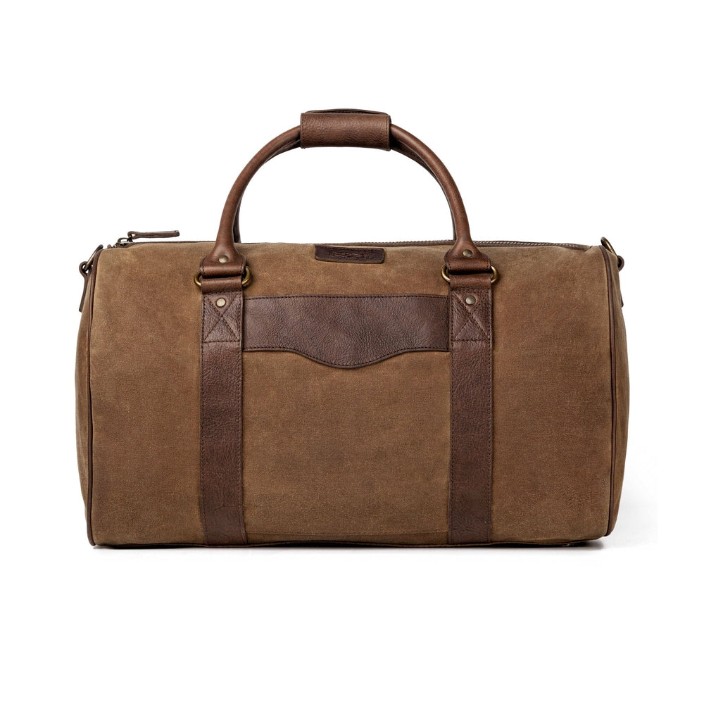 Campaign Waxed Canvas Medium Field Duffle Bag Mission Mercantile Leather Goods