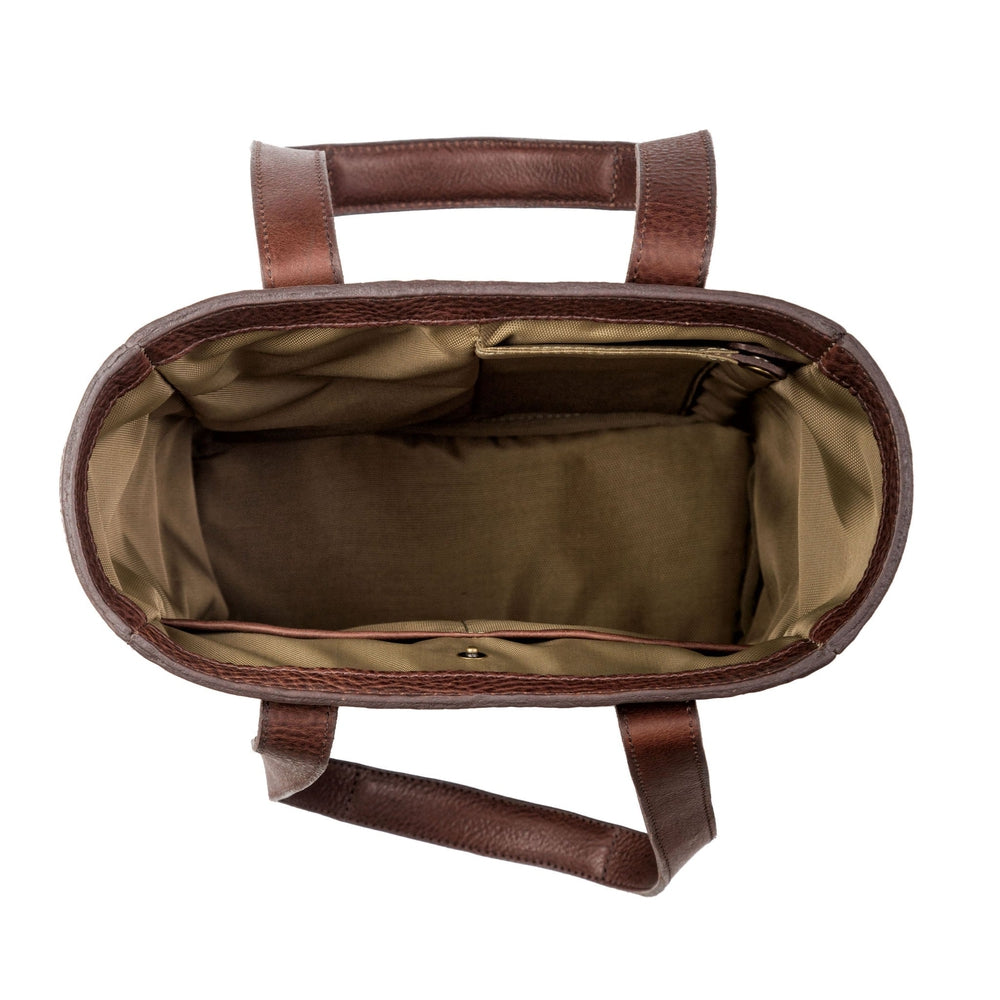 Campaign Waxed Canvas Two Bottle Wine Tote Mission Mercantile Leather Goods