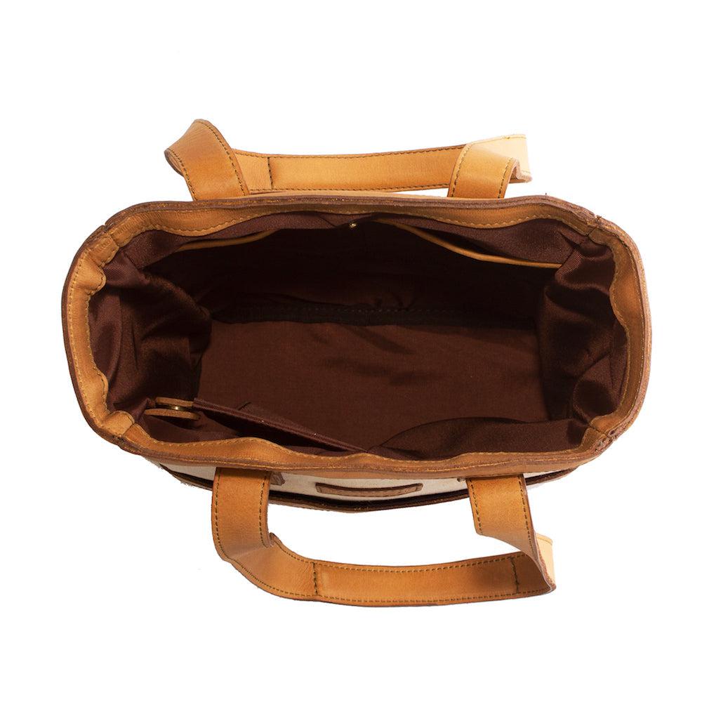 Campaign Waxed Canvas Two Bottle Wine Tote Mission Mercantile Leather Goods