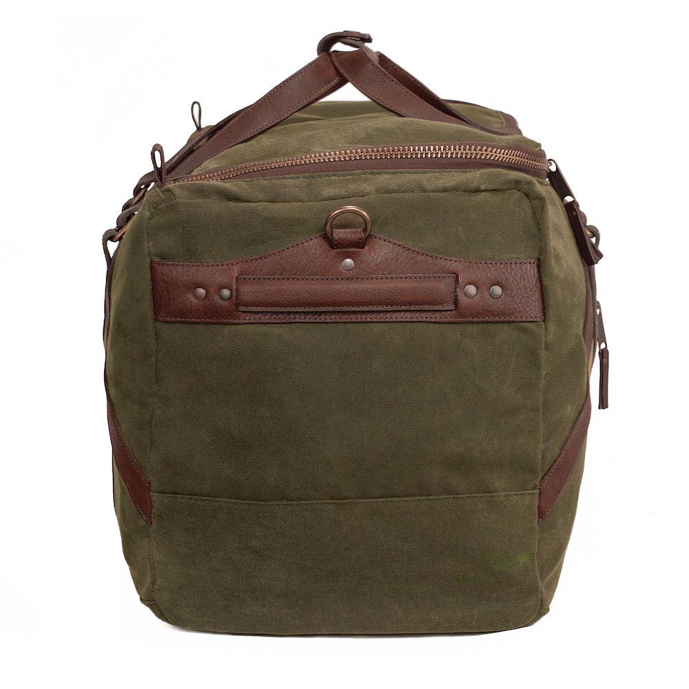 Campaign Waxed Canvas X-Large Duffle Bag Mission Mercantile Leather Goods