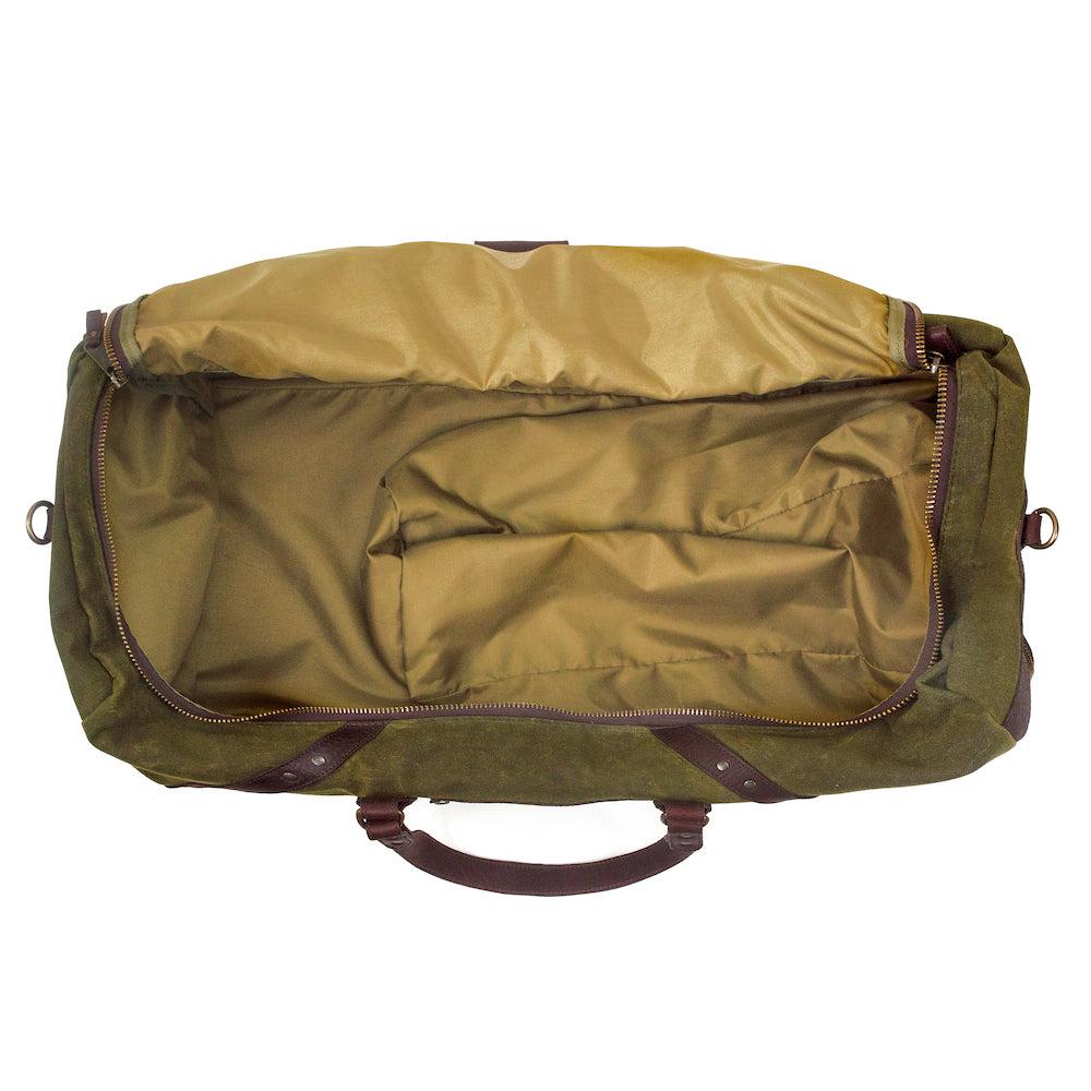 Campaign Waxed Canvas X-Large Duffle Bag Mission Mercantile Leather Goods
