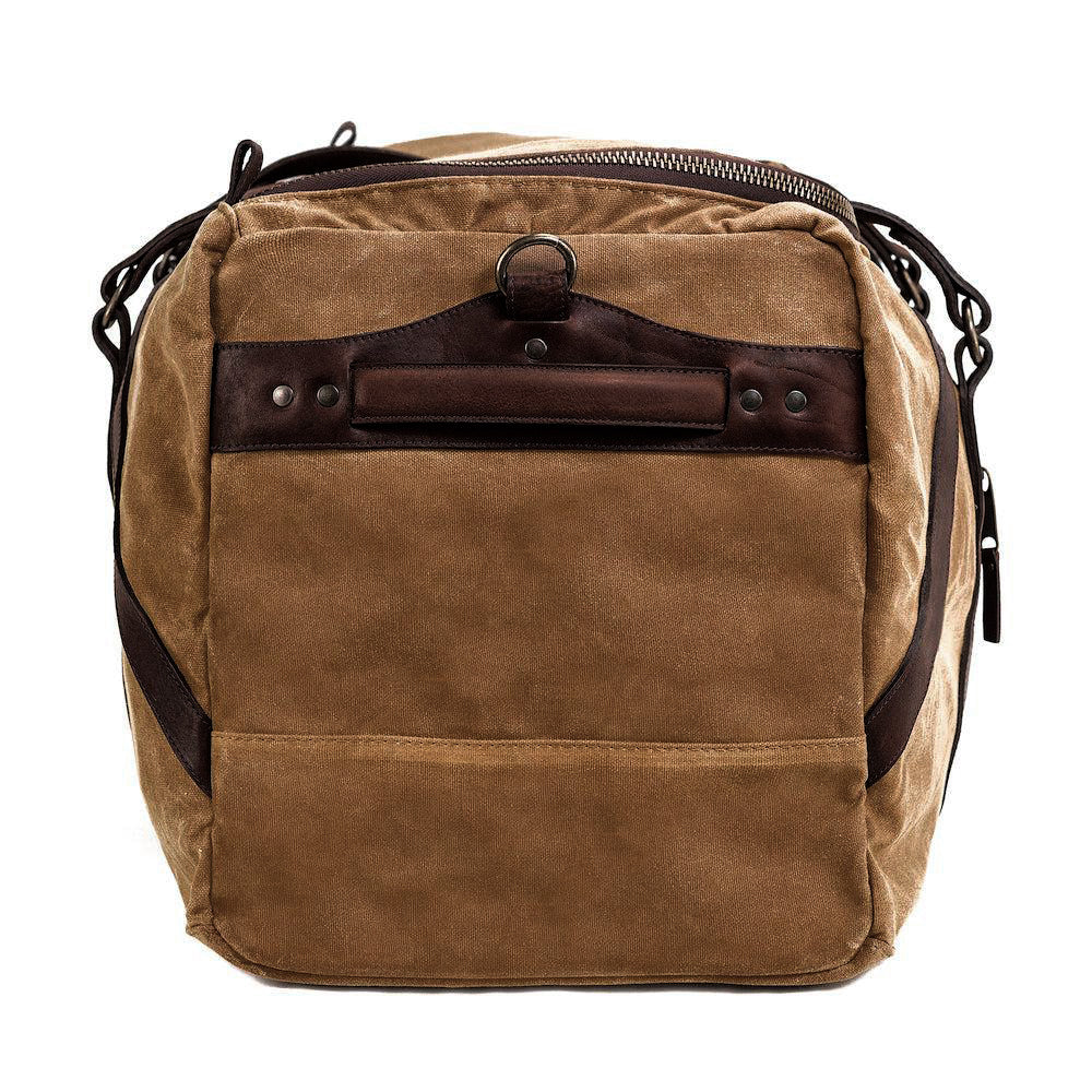 Campaign Waxed Canvas X-Large Duffle Bag Mission Mercantile Leather Goods
