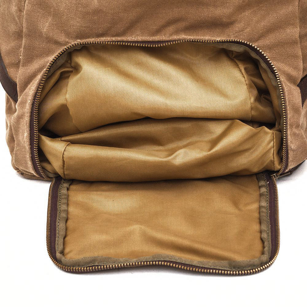 Campaign Waxed Canvas X-Large Duffle Bag Mission Mercantile Leather Goods