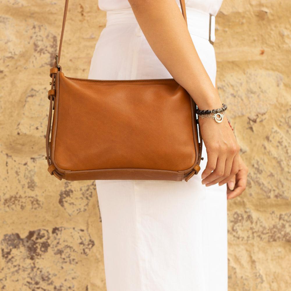 Ellington Leather Crossbody Purse Mission Mercantile Leather Goods