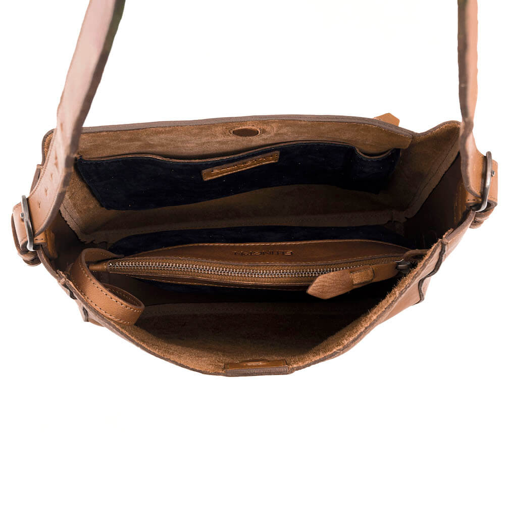 Ellington Leather Hobo w/ Zippered Pouch Mission Mercantile Leather Goods
