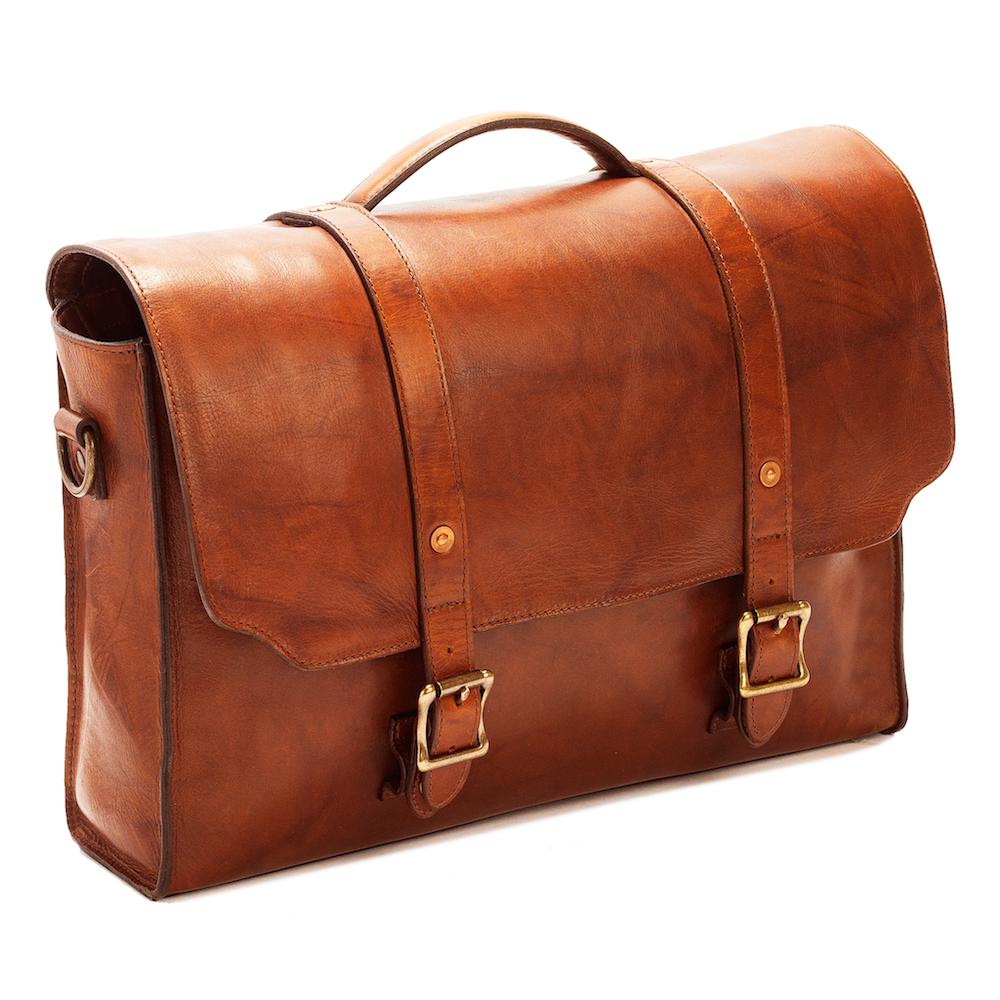 Heritage Leather Briefcase Mission Mercantile Leather Goods