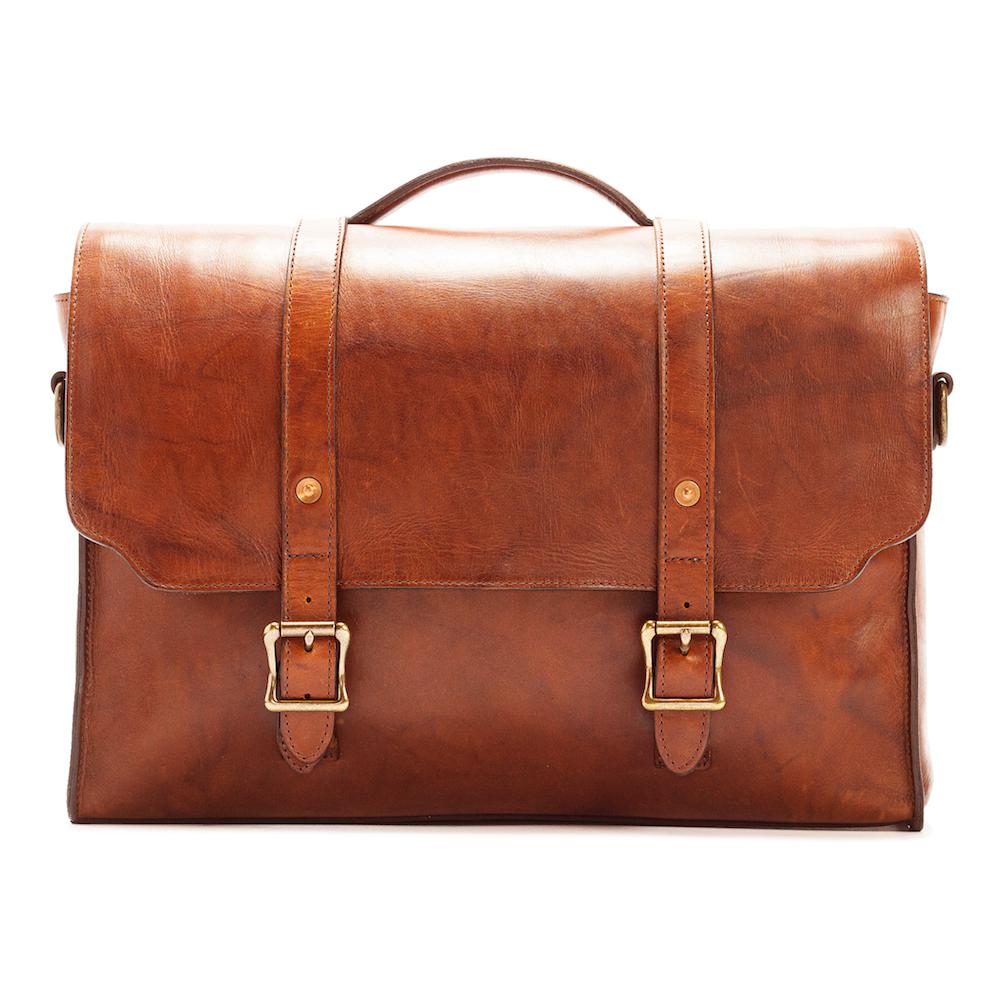 Heritage Leather Briefcase Mission Mercantile Leather Goods