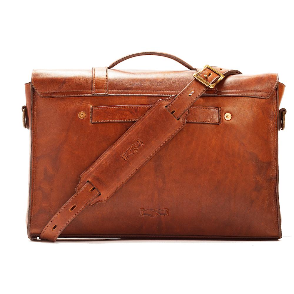 Heritage Leather Briefcase Mission Mercantile Leather Goods