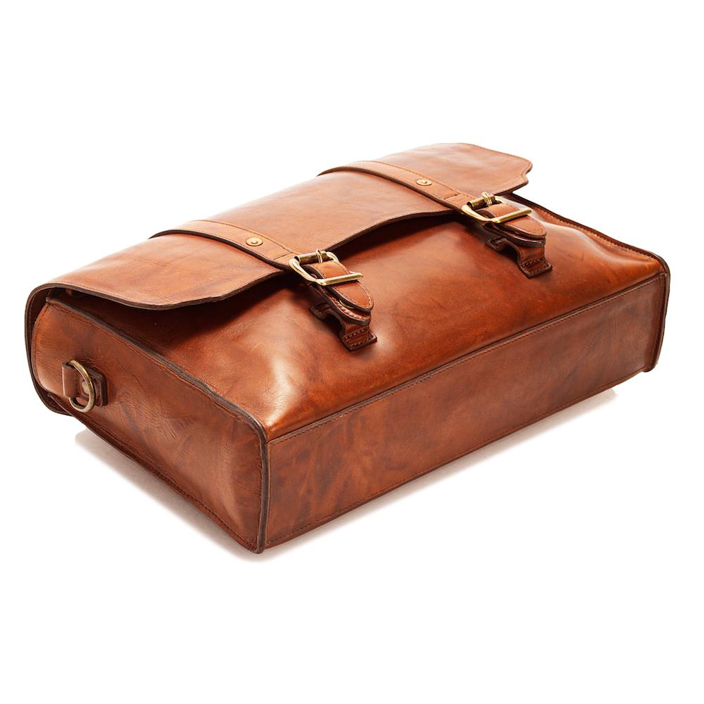 Heritage Leather Briefcase Mission Mercantile Leather Goods