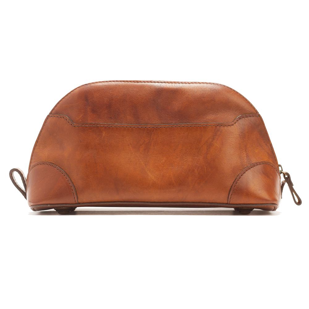 Heritage Leather Stateroom Toiletry Wash Bag Mission Mercantile Leather Goods