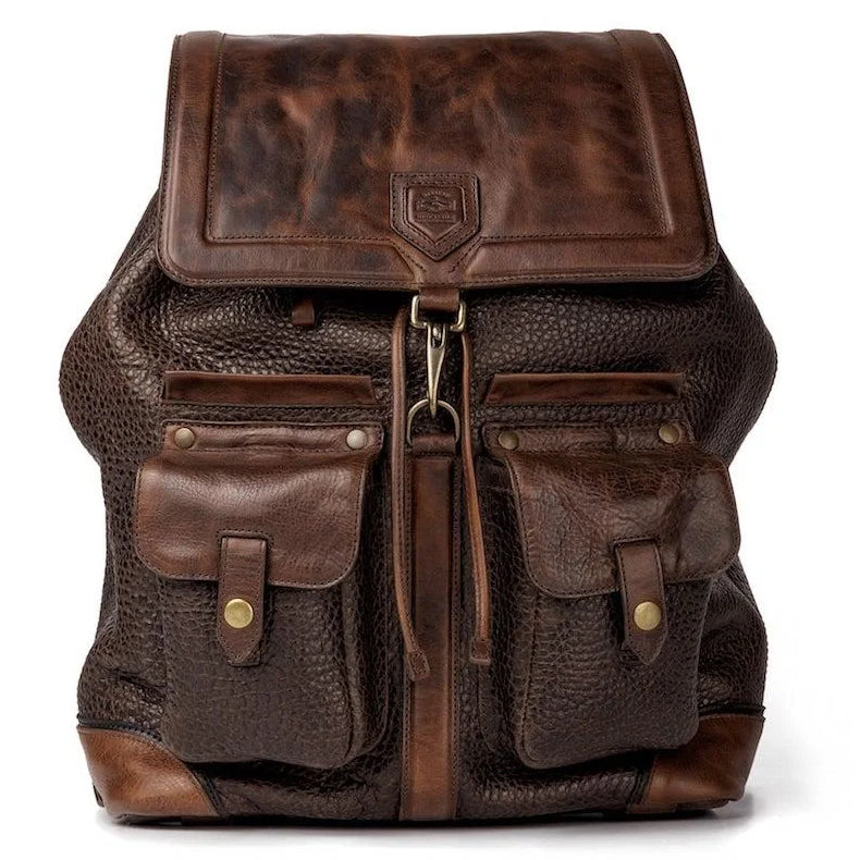 Theodore Leather Backpack Mission Mercantile Leather Goods
