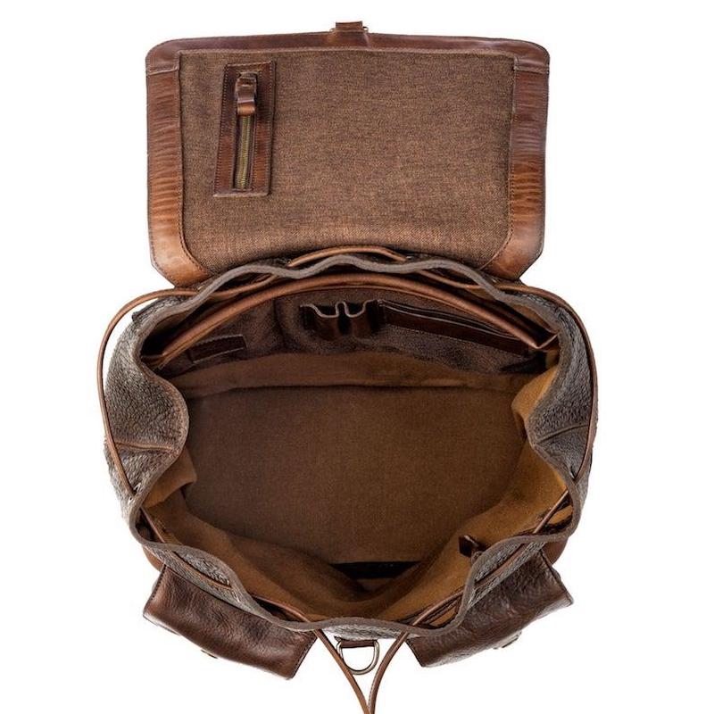 Theodore Leather Backpack Mission Mercantile Leather Goods