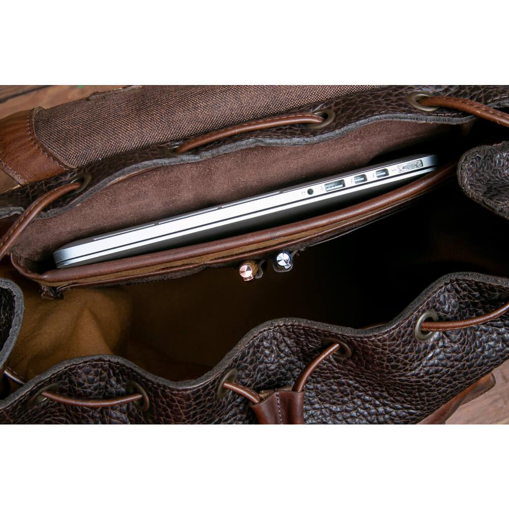 Theodore Leather Backpack Mission Mercantile Leather Goods