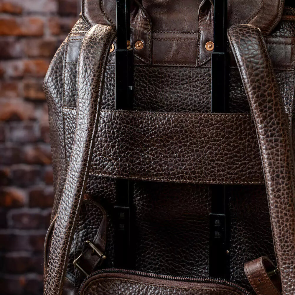 Theodore Leather Backpack Mission Mercantile Leather Goods