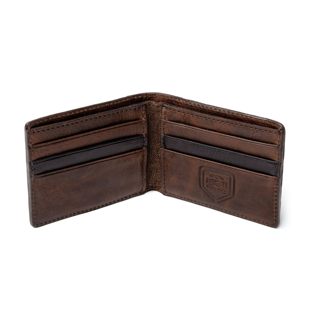 Theodore Leather Bifold Wallet Mission Mercantile Leather Goods