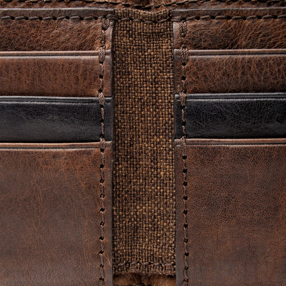 Theodore Leather Bifold Wallet Mission Mercantile Leather Goods