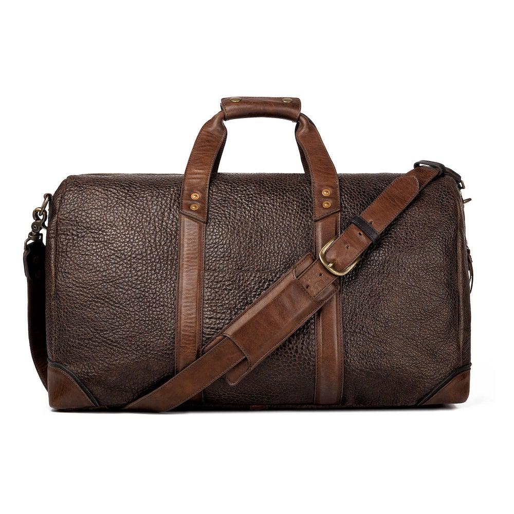 Theodore Leather Duffle Bag Mission Mercantile Leather Goods