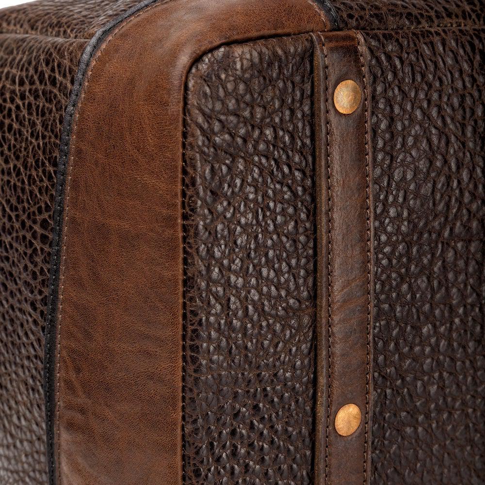 Theodore Leather Duffle Bag Mission Mercantile Leather Goods