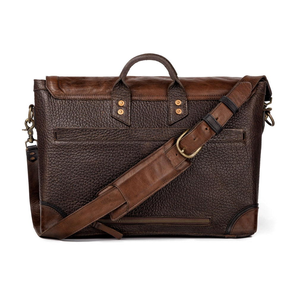 Theodore Leather Messenger Bag Mission Mercantile Leather Goods