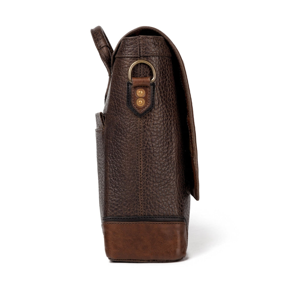 Theodore Leather Messenger Bag Mission Mercantile Leather Goods