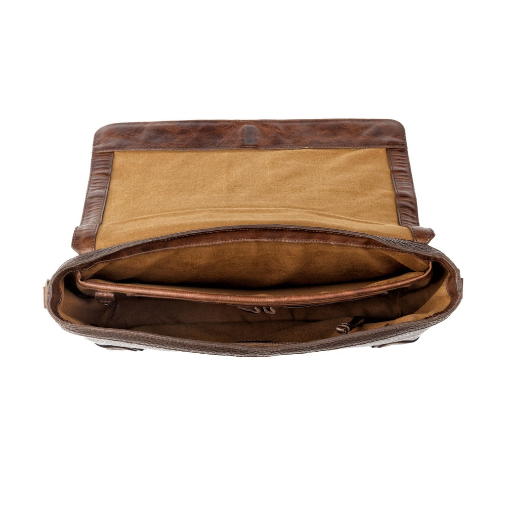 Theodore Leather Messenger Bag Mission Mercantile Leather Goods