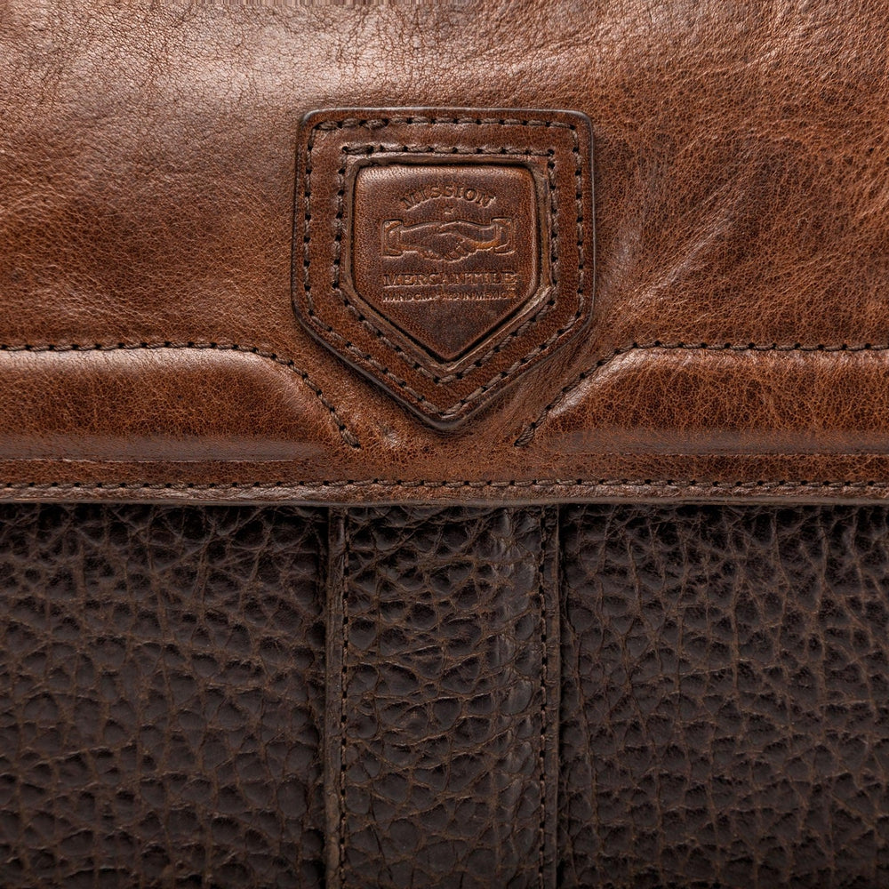 Theodore Leather Messenger Bag Mission Mercantile Leather Goods
