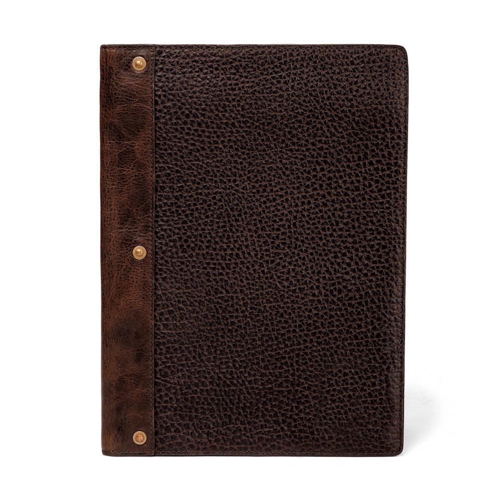 Theodore Leather Padfolio Mission Mercantile Leather Goods