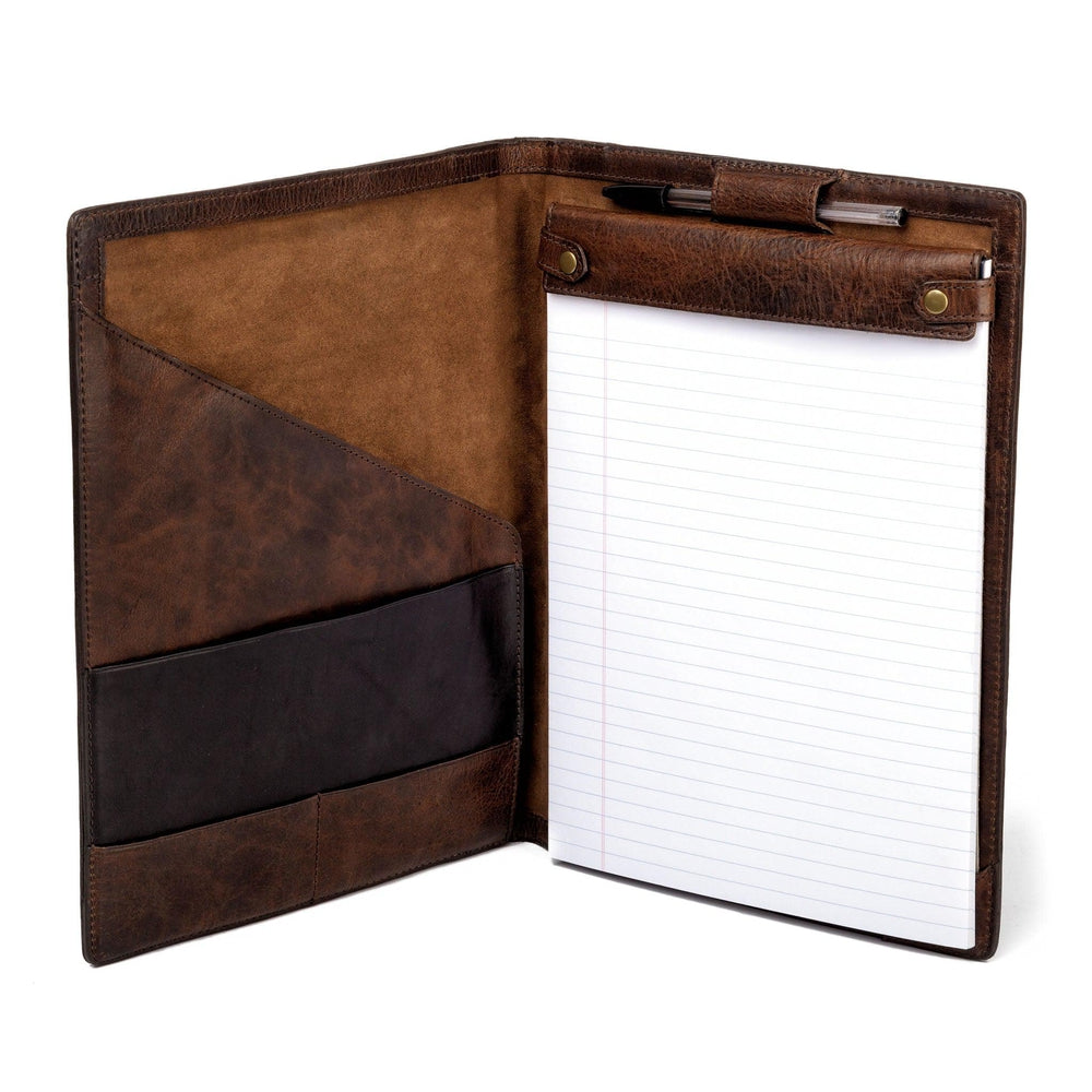 Theodore Leather Padfolio Mission Mercantile Leather Goods