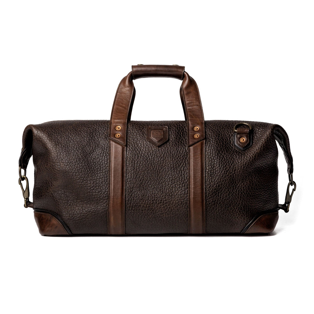 Theodore Leather Weekender Duffle Bag Mission Mercantile Leather Goods