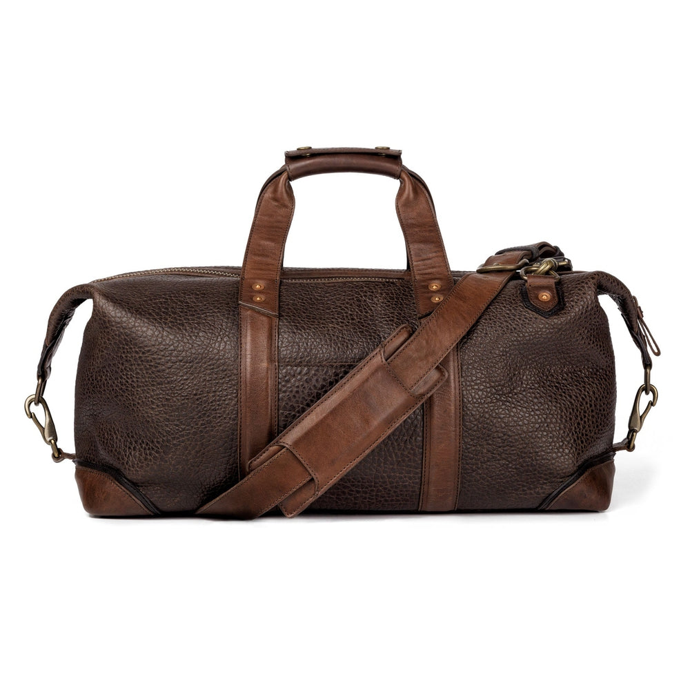 Theodore Leather Weekender Duffle Bag Mission Mercantile Leather Goods