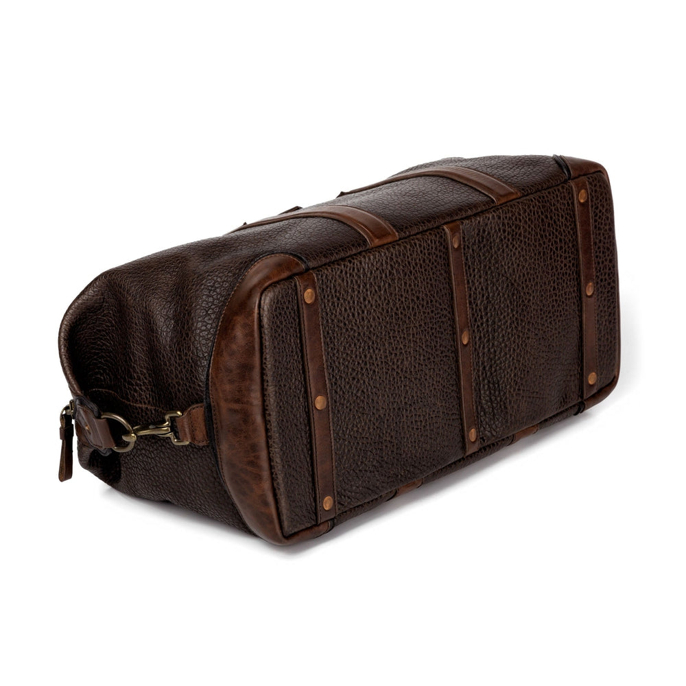 Theodore Leather Weekender Duffle Bag Mission Mercantile Leather Goods