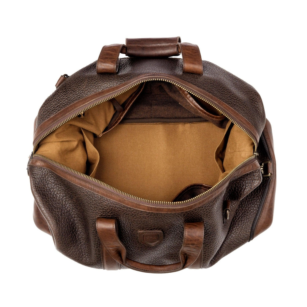 Theodore Leather Weekender Duffle Bag Mission Mercantile Leather Goods