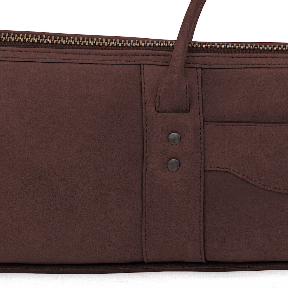 White Wing Leather Hunting Shotgun Case Mission Mercantile Leather Goods