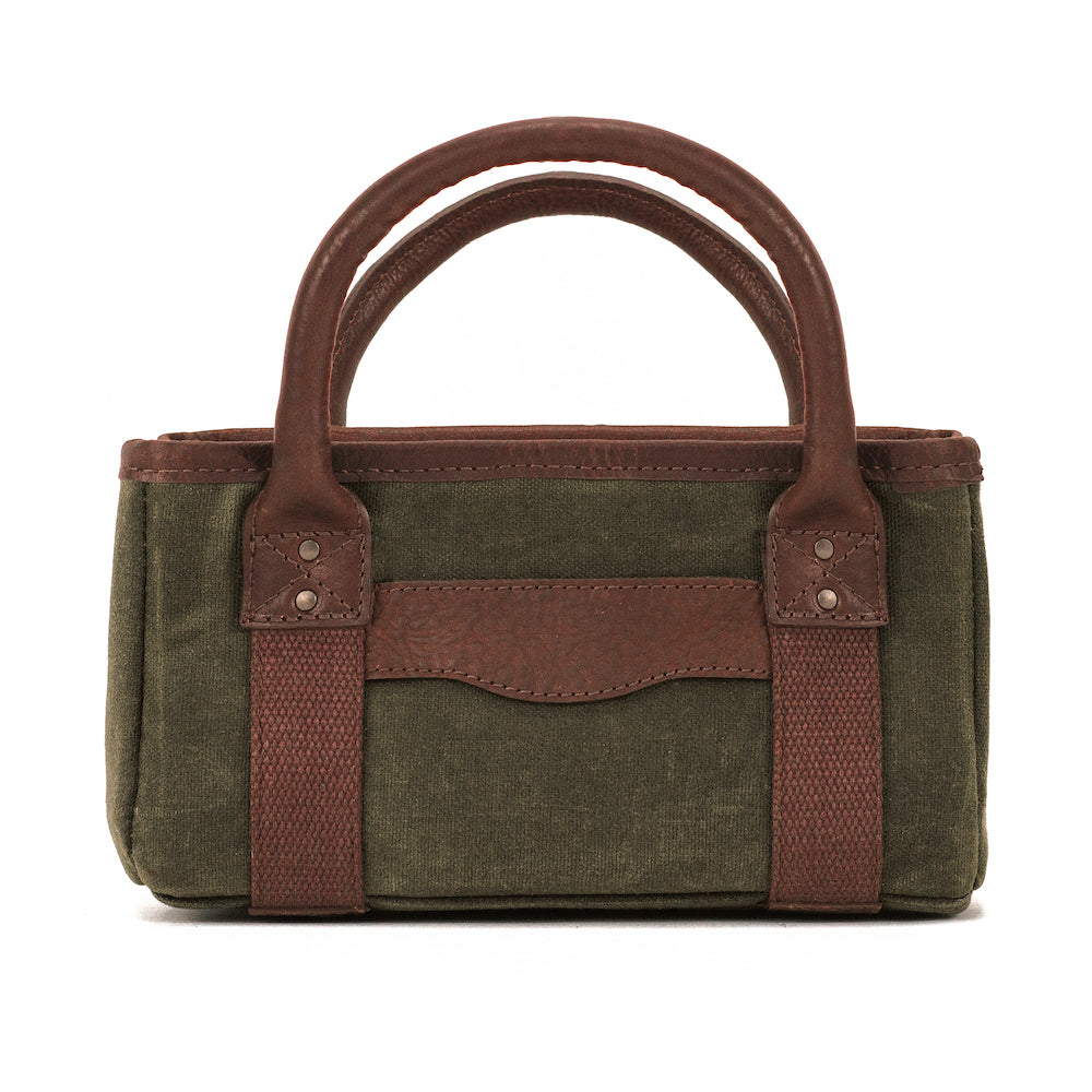 White Wing Waxed Canvas Hunting Four Box Shell Carrier Mission Mercantile Leather Goods