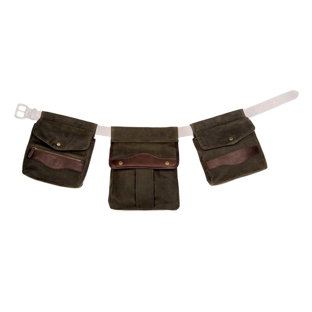 White Wing Waxed Canvas Hunting Game Bag Set Mission Mercantile Leather Goods