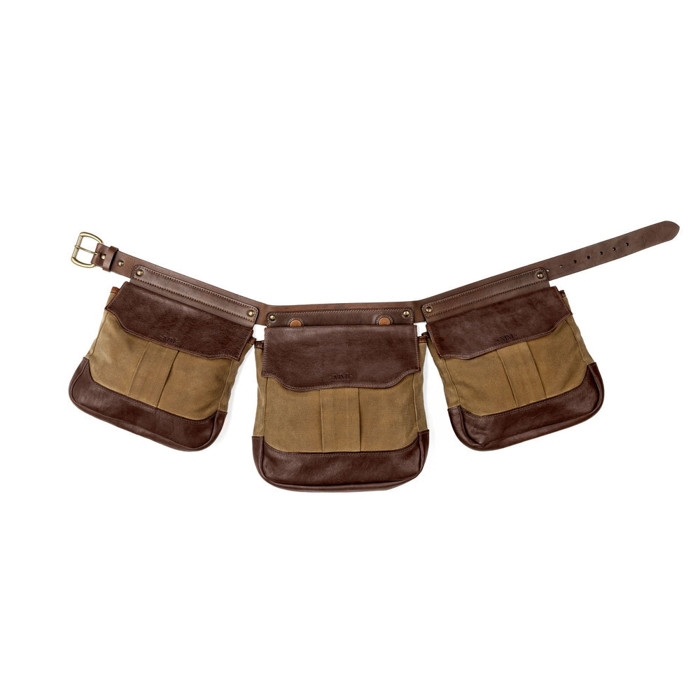 White Wing Waxed Canvas Hunting Heritage Bird Bag Trio Mission Mercantile Leather Goods