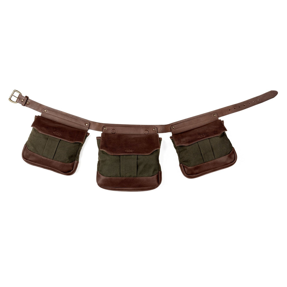 White Wing Waxed Canvas Hunting Heritage Bird Bag Trio Mission Mercantile Leather Goods