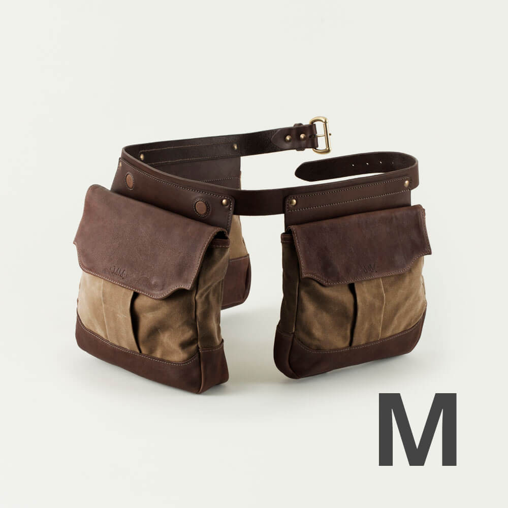 White Wing Waxed Canvas Hunting Heritage Bird Bag Trio Mission Mercantile Leather Goods