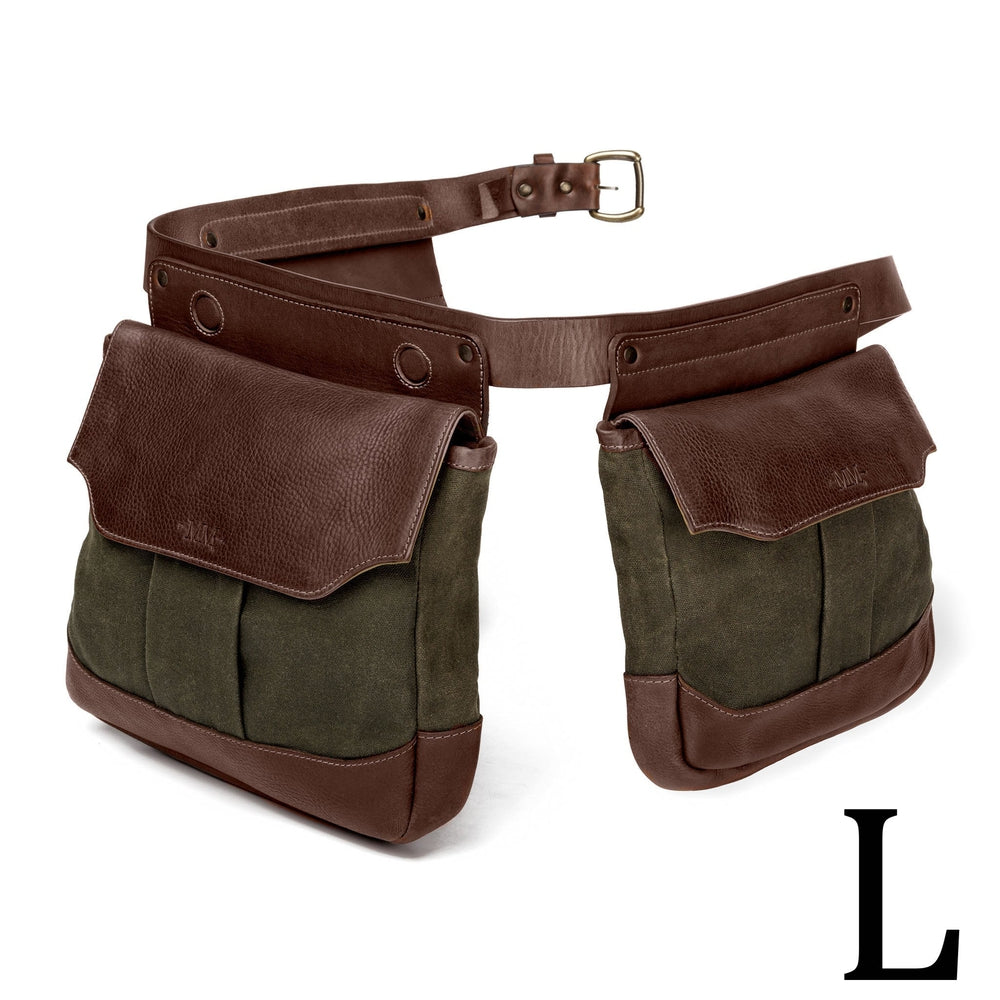 White Wing Waxed Canvas Hunting Heritage Bird Bag Trio Mission Mercantile Leather Goods